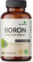 Futurebiyotiks Boron 3 mg, Vegetarian, Non-GMO, Chelated for Abxia, 250 Tablet