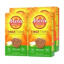 Metamucil, Fiber İnces, Daily Psyllium Husk Fiber Supplement, Supports Digestive Health and Satisfies Hunger, Apple Crisp Flavor, 48 Toplam Hizmetler (4 Paketler 12)