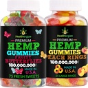2PACK Hemp Gummies-Fresh Butterflies and Delicious Hemp Gummy Peach-for Sleep, Calm ve Relax-Inflammation Natural Hemp Party- Made in USA