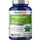 NusaPure Jiaogulan Capsules, 450 mg, 180 Veg Capsules (Non-GMO, Vegan)