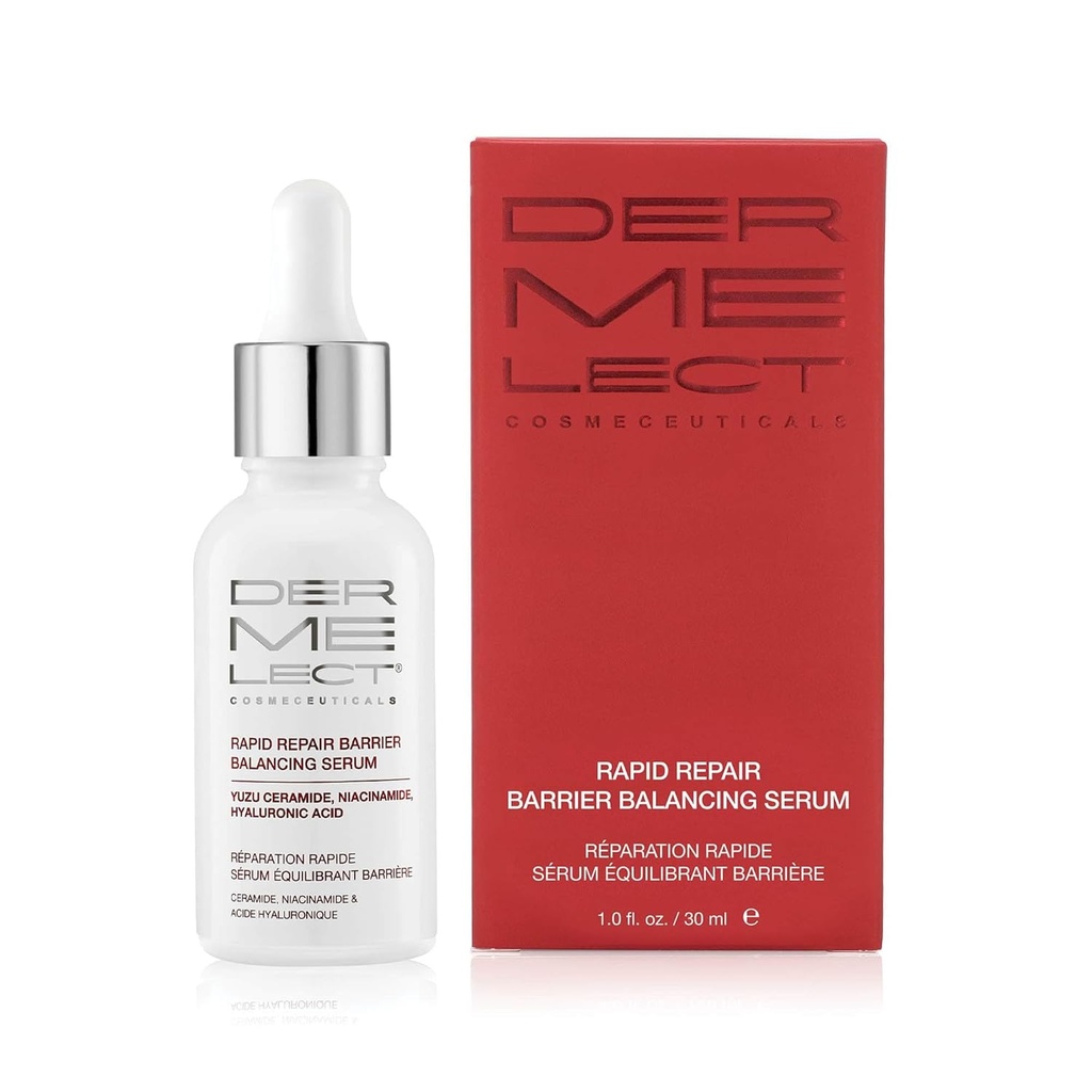 Dermelect Cosmeceuticals Rapid Repair Balancing Serum – Niacinamid, Hyaluronic Acid, Prebiyotiks, & Antioksit Skin 1.0 oz
