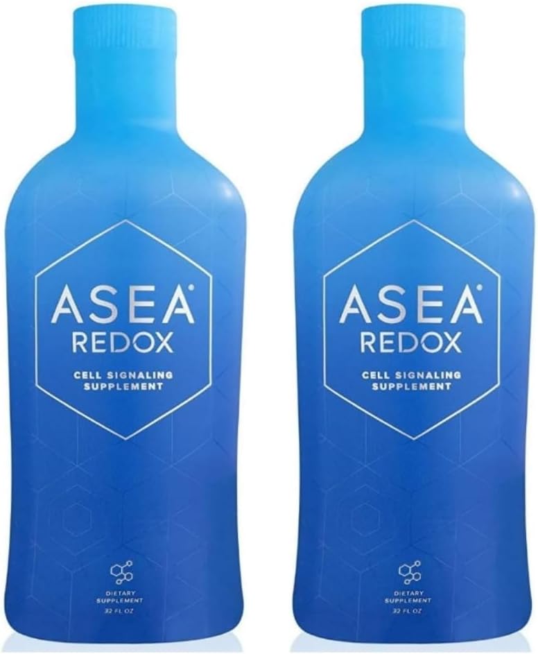 ASEA Redox Hücre İşareti - Erkekler ve Kadınlar için Hücresel Enerji ve Kalp Tamamları - Vibrant Yaş Tanımlama Yaşam için Kadınlar ve Erkekler için Hormonal Denge ve Enerji Uyarısı (İki 32 Fl Oz Şişe)