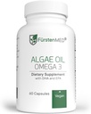 FürstenMED Algae Oil Vegan Omega 3 - Kalp, Beyin ve Ortak Sağlık Desteği - 700 mg DHA & 320 mg EPA + 3, 6 mg Vitamin E per Daily Dose - Essential Fatty Acids