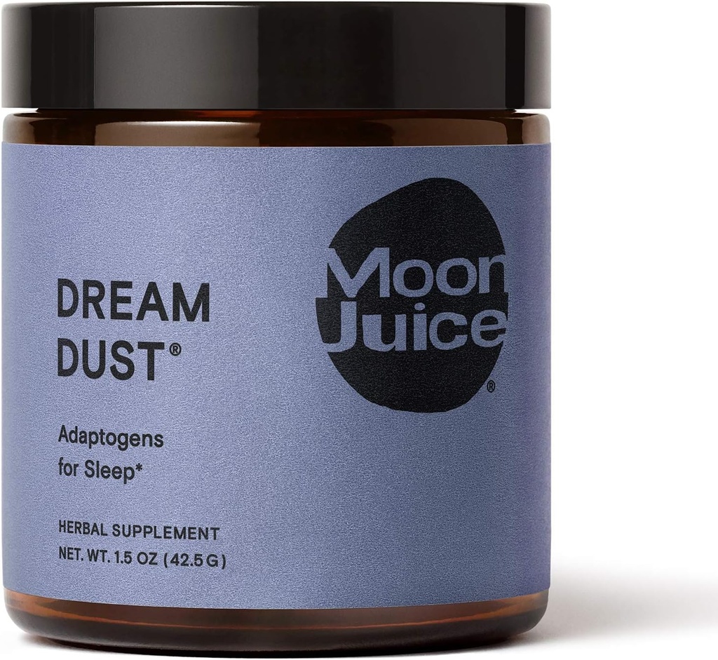Dream Dust by Moon Juice - Tranquil Rest - Doğal Adaptojenik Toz Supplement - Ashwagandha, Chamomile, Jujube, Polygala & Schisandra - Vegan, Non-GMO, Gluten-Free (1.5oz)