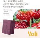 Yoli® Passion Energy Drink Powder Mix - Natural Energy Drink Mix for Endurance and Stamina, 30 Packets - Berry