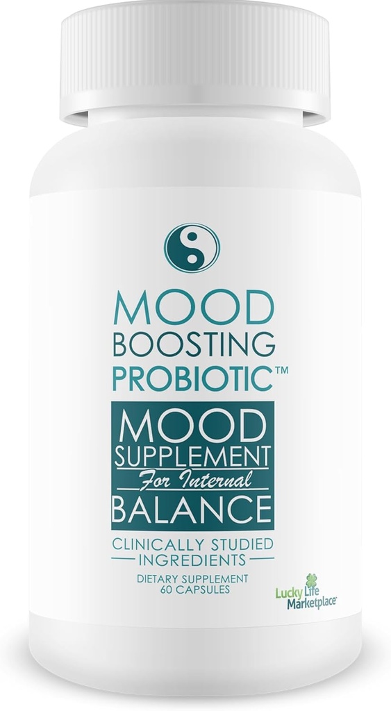 Mood Boosting Probiyotik Mood Supplement - Kadınlar ve Erkekler için Evrensel Formula - Tam Vücut Faydaları için Deneysel ve Probiyotik Destek - İyileştirilmiş Digestive Health & Immune Health & Immune Health