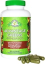 Πλεονέκτημα Πράσινα Superfood - Ενεργειακά Προωθητής - Σιτάρι Grass, Κριθάρι Grass, Spirulina, Spinach, Chlorella, Beets, Kale συμπλήρωμα (150 Cap)
