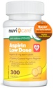 Low Dose aspirin 81mg yetişkinler için Kaplets - Low Dose Bayer aspirinindeki Aktif Malzemelerle karşılaştırın - Güvenlik Kaplaması (300 Kont)