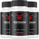 rize labs (3 Pack) Αρσενικό συμπλήρωμα τεστονίνης, κάψουλες τεστονίνης για άνδρες, Φόρμουλα μέγιστης αντοχής τεστονίνης, τεστονίνη All-Φυσικό χάπι για μυϊκή δύναμη, σχόλια τεστονίνης (180 κάψουλες)