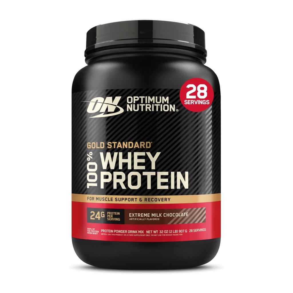 Optimum Beslenme Altın Standardı 100% Whey Protein Toz, Extreme Milk Chocolate, 2 Pound (Pack of 1) (Pazar Mayıs Vary)