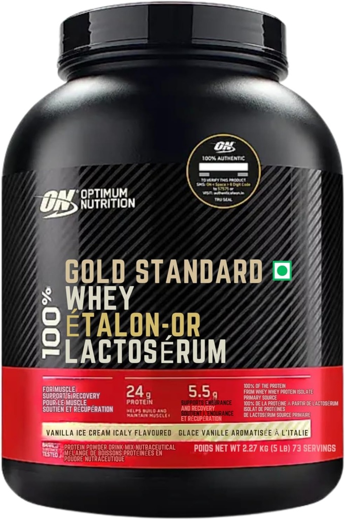Optimum Beslenme Altın Standardı 100% Whey Protein Vanilla Buz Kremi, 80 Hizmet