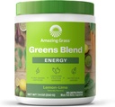 Amazing Grass Greens Mix Energy: Smoothie Mix, Super Greens Toz & Plant Based Caffeine with Matcha Green Tea & Beet Root Toz, Lemon Lime, 30 Hizmet (Pazar Mayıs Vary)
