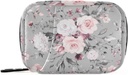 Watercolor Flower Pill Box 7 Günlük Pill Case Travel Pill Organizer Bag with Rolls Haftalık Vitamin Tıp Tamamlayıcı Pouch Bag