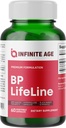 Sonsuz Yaş BP Lifeline Capsules, 60 Count - Heart Health Support Supplement with Grapeseed Extract, Nattokinase, Quercetin ve Magnezyum - ABD'de Yapıldı