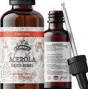 Acerola Tincture (Vitamin C), Organik Acerola Ekstraksiyon (Malpighia Glabra) Kan, Kalp, Sanatlar, Soğuk Olmayan Organik Sebzeler Glycerin, Florida Her Supplements