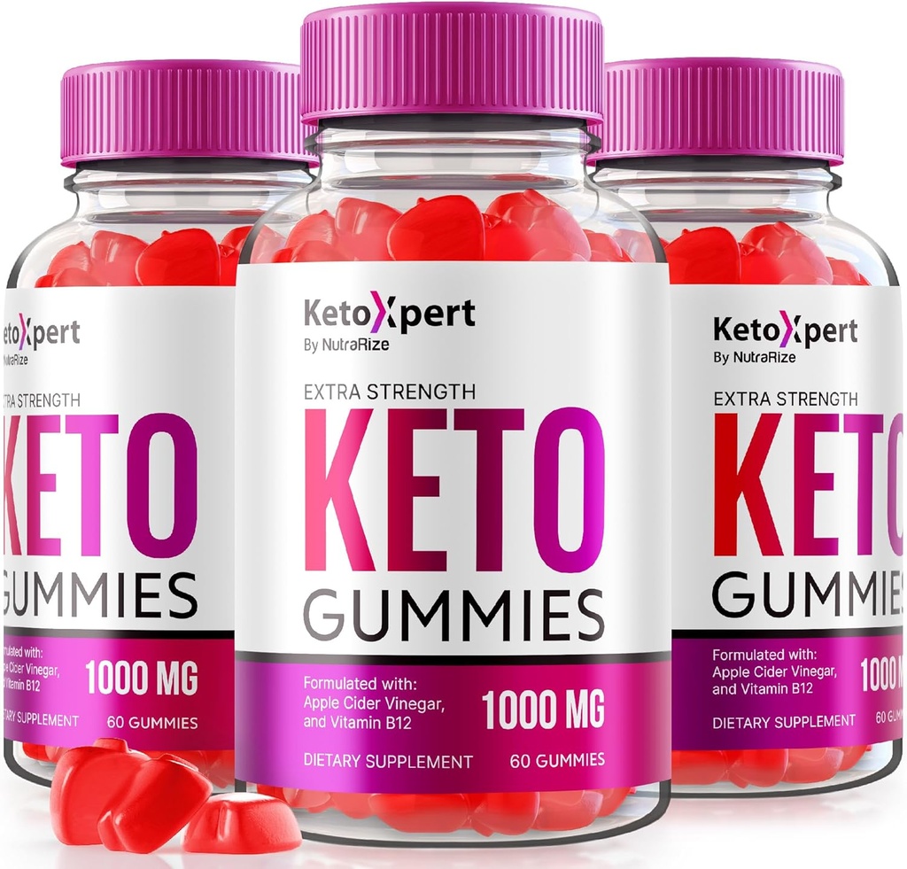 (3 Pack) KetoXpert Keto Gummies, Keto Uzman ACV Gummies Gelişmiş Formula, Keto Xpert Maximum Strength 1000MG Gummys, Keto Apple Cider Vinegar Supplement, DWXpert Vitaminleri (180 Gummies)