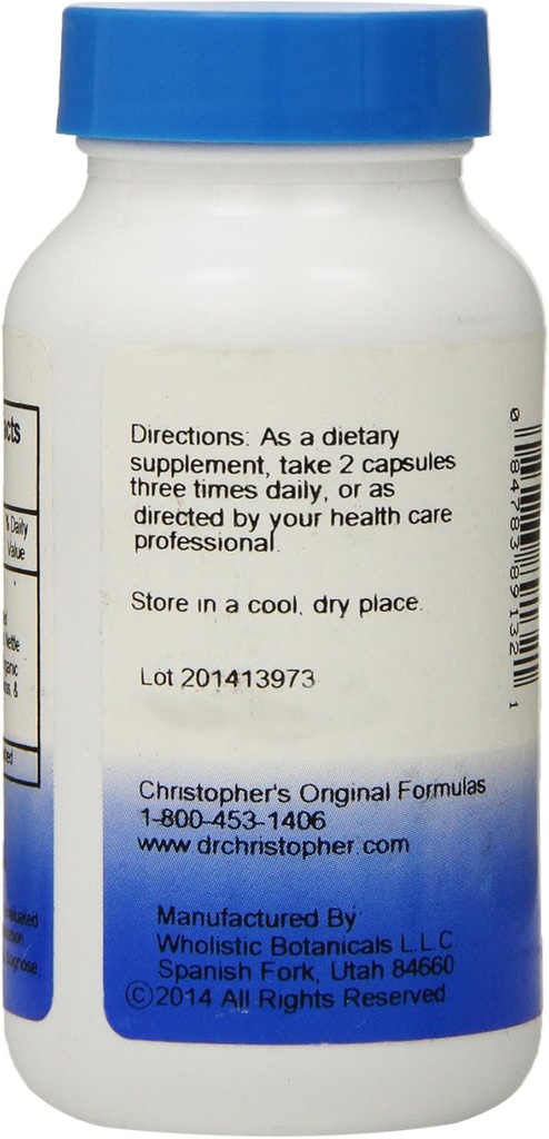 Dr. Christopher'ın Orijinal Formülleri Tiroid Bakım Formula Capsules, 100 Kont (Pack of 2)