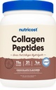 Nutricost Collagen Peptides Powder 1LB (454 G) (Chocolate) - Grass Fed Bovine Collagen Hydrolysate