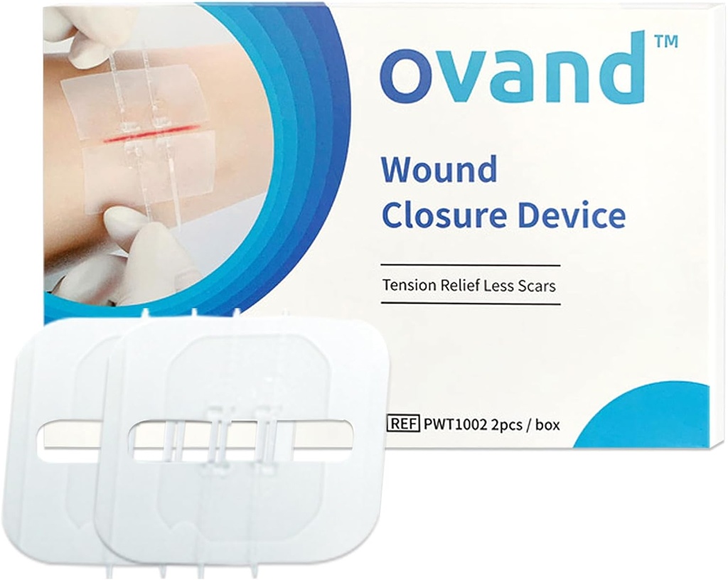 2 Pcs Λήξη έκτακτης ανάγκης, Butterfly Bandaids Λήξη τραύματος, χειρουργική επέμβαση επισκευής χωρίς Sήμα, Γρήγορο γόμωμα, συσκευή κλεισίματος τραύματος έκτακτης ανάγκης (PU)