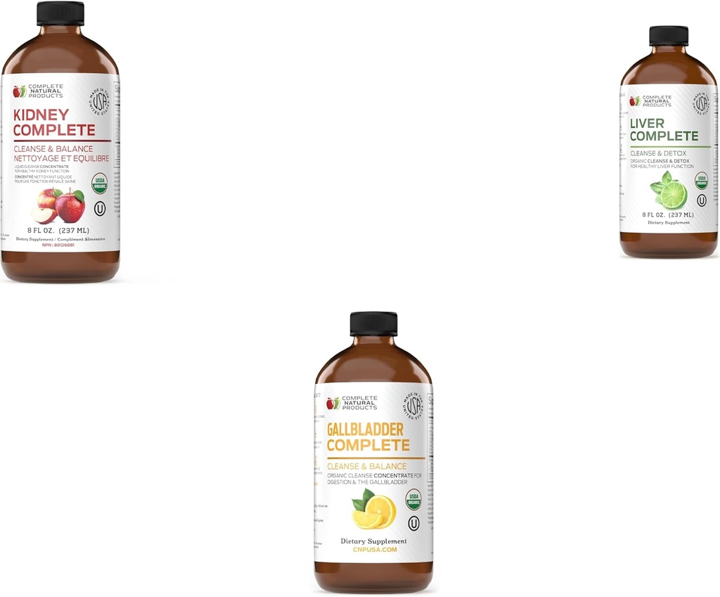 Tamam Doğal Ürünler Kidney 8oz, Liver Tamam 8oz & Gallbladder Tamam 8oz Sche