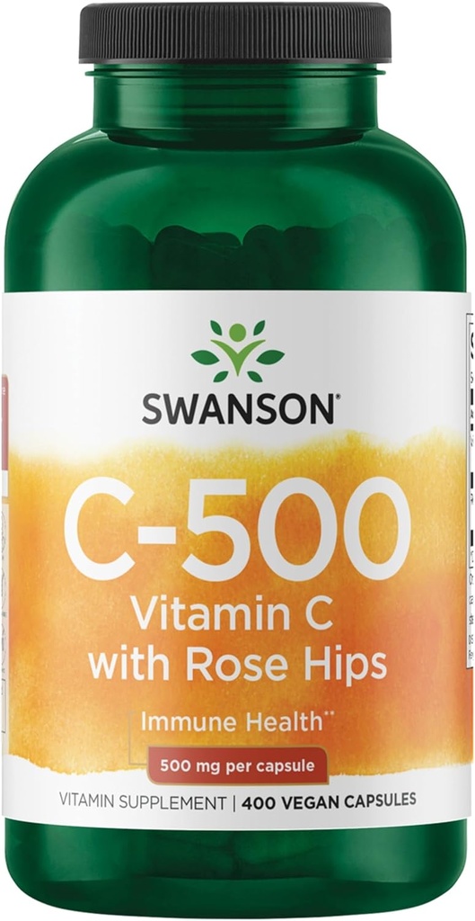 Swanson C ile Rose HIPS 500 Milligrams 400 Capsules
