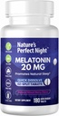 Nature's Perfect Night | Melatonin 20mg | 180 Hızlı Dissolve Tabletler | Doğal Karma Berry Flavor | Yüksek Potency | Sugar Free | Vegan | Gluten Free | Değer Boyut