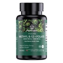 PlantFusion Torchated B Complex – Vegan B12 300006, Vegan Mefolate (5-MTHF) 40006, B6 & TMG - Cherry-Flavored Lozenges – 60 Count