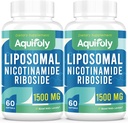 Liposomal Nicotinamid Riboside Supplement 2000 mg with TMG and Pterostilbene for maximum Abxia, Superior to NAD, Boosting NAD+, Hücre Enerji ve Yaş Savunması, 120 Softgels