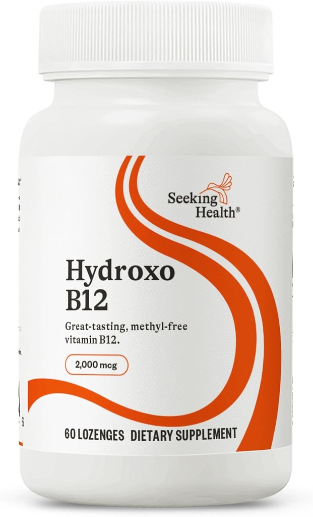 Sağlık Hidroxo B12 - Enerji Desteği için B Supplement - Metilasyon ve Homocysteine Seviyeleri Desteklemek için Tamam - 2000 mcg, 60 Lozenges