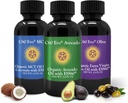 C60 Evo All-Doğal Edible Oils, Mini Oil Örnekr Pure C60 ESS60 ile Set, Immune Support and Common Support Supplement with Olive Oil, Aoka Oil & MCT Coconut Oil, Set of 3, 2 oz