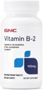 GNC Vitamin B2 100 mg Supplement, Essential for Metabolism of Fats, Carbohidratlar ve Proteinler, 100 Hizmet