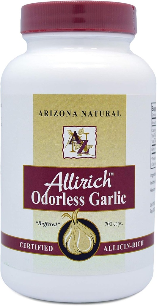 Allirich (Allicin-Rich) Odorless Soft Soft-gels