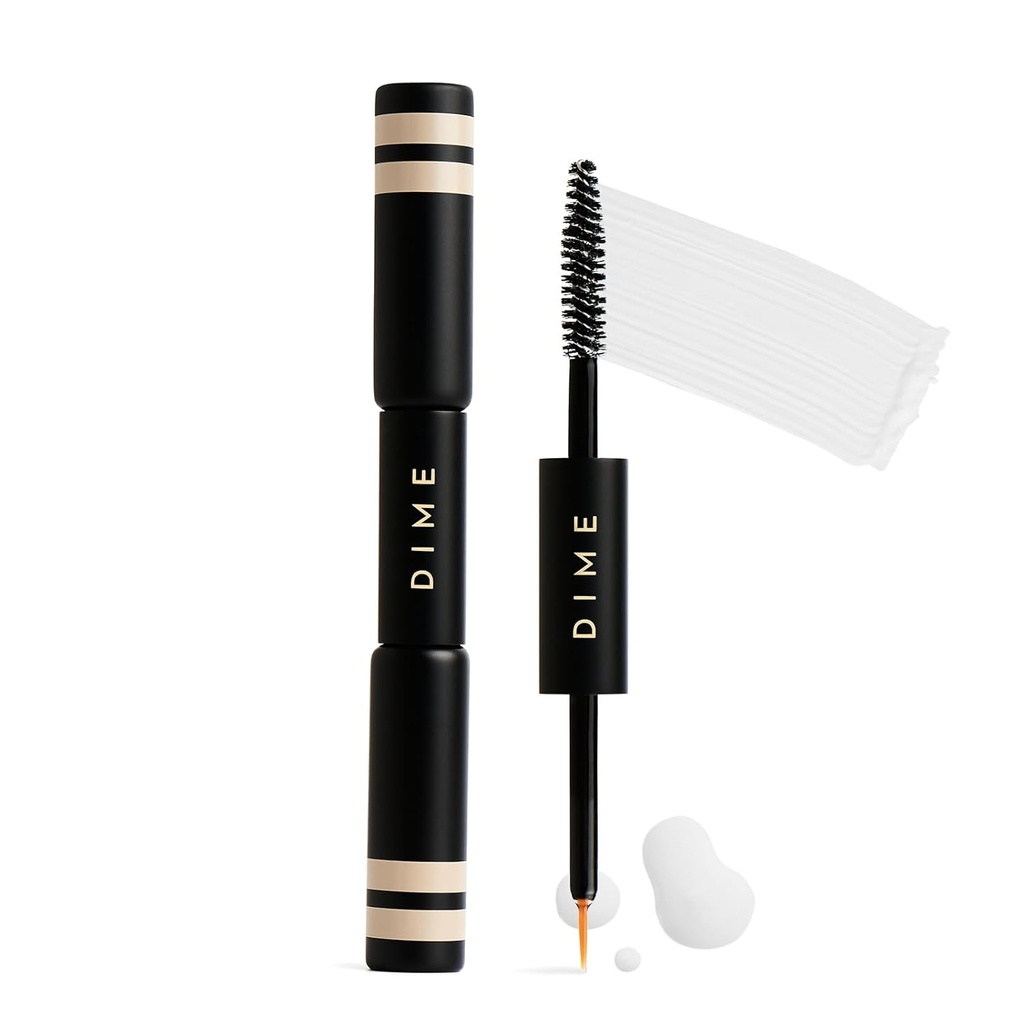 DIME Beauty Boost Duo, Travel-Sized Eyelash Boost Serum ve Eyebrow Enhancing Gel Combo, Lash ve Eyebrow Growth Serum, 3 ml of each each