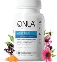 KALA Elderberry Kadınlar için 80 mg - Echinacea & Elderberry ile Immune Desteği için Vegan Çokvitaminler - Gluten-Free Daily Capsules- 3 Ay Supply (Expiry 2025 Mayıs)