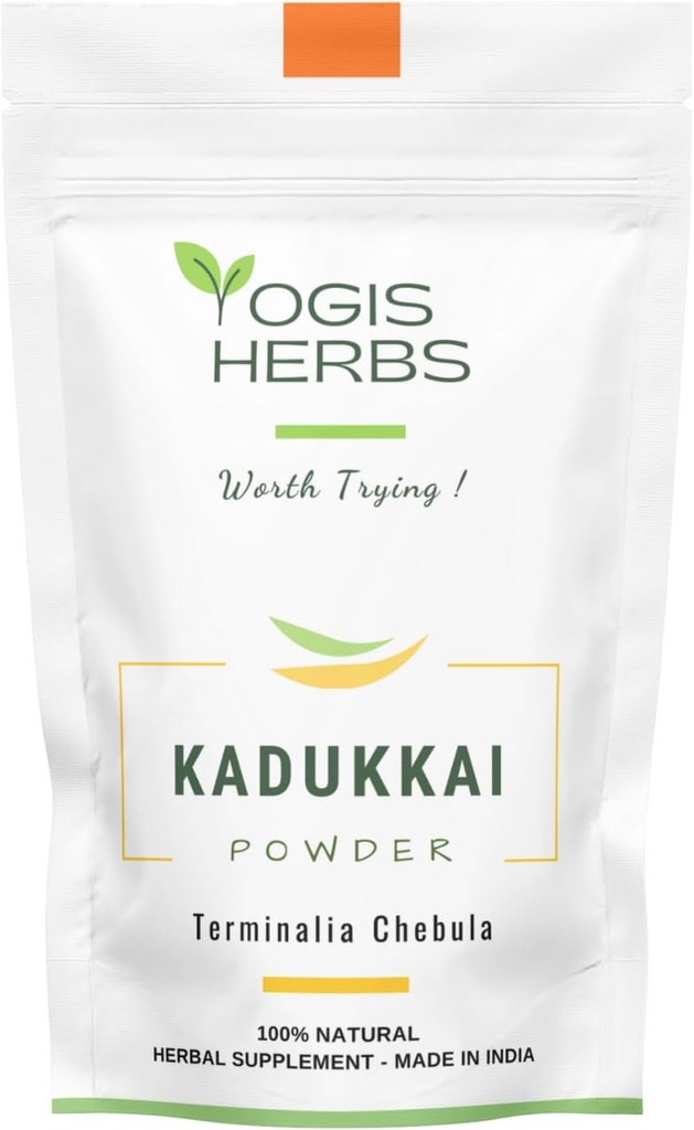 YOGIS HERBS Kadukkai Toz (Terminalia Chebula/Haritaki) 1 Lb Fresh & Pure 1 Pound (Pack of 1)