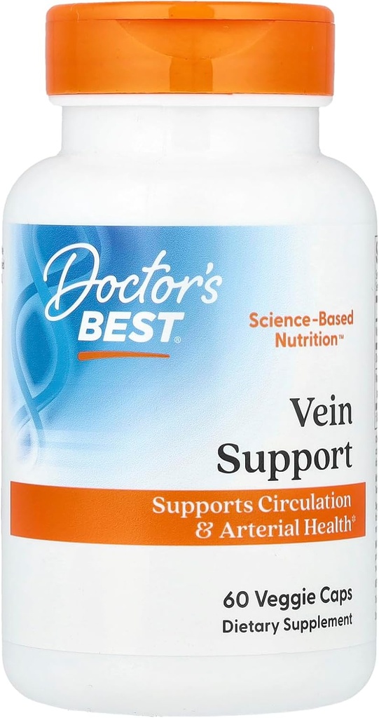 Doktor En İyi, En İyi Vein W/Diosvein Menaq7 (Veggie Caps), 60 Kont