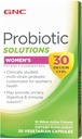 GNC Probiyotik Solutions Women's with 30 Milyar CFUs, Klinik olarak Kadınlar için Çok katmanlı Destekler Digestive and Immune Health, Vegetarian, 30 Capsules