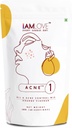 I AM LOVE Acne negative Supplement Toz - 180g For Men And Women | Excess Oil, Mild to Moderate Acne Pimples & Open Pores | Plant-Based Skin Supplement with B Complexs, çinko, Chromium