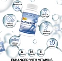 Yüksek Abhidrasyon çinko ve Magnezyum (60 Kont) Sche - Leg Cramps ve Sore Kass Relief için Magnezyum - Immune Support and Recovery - Vitamin B6, D ve E E E