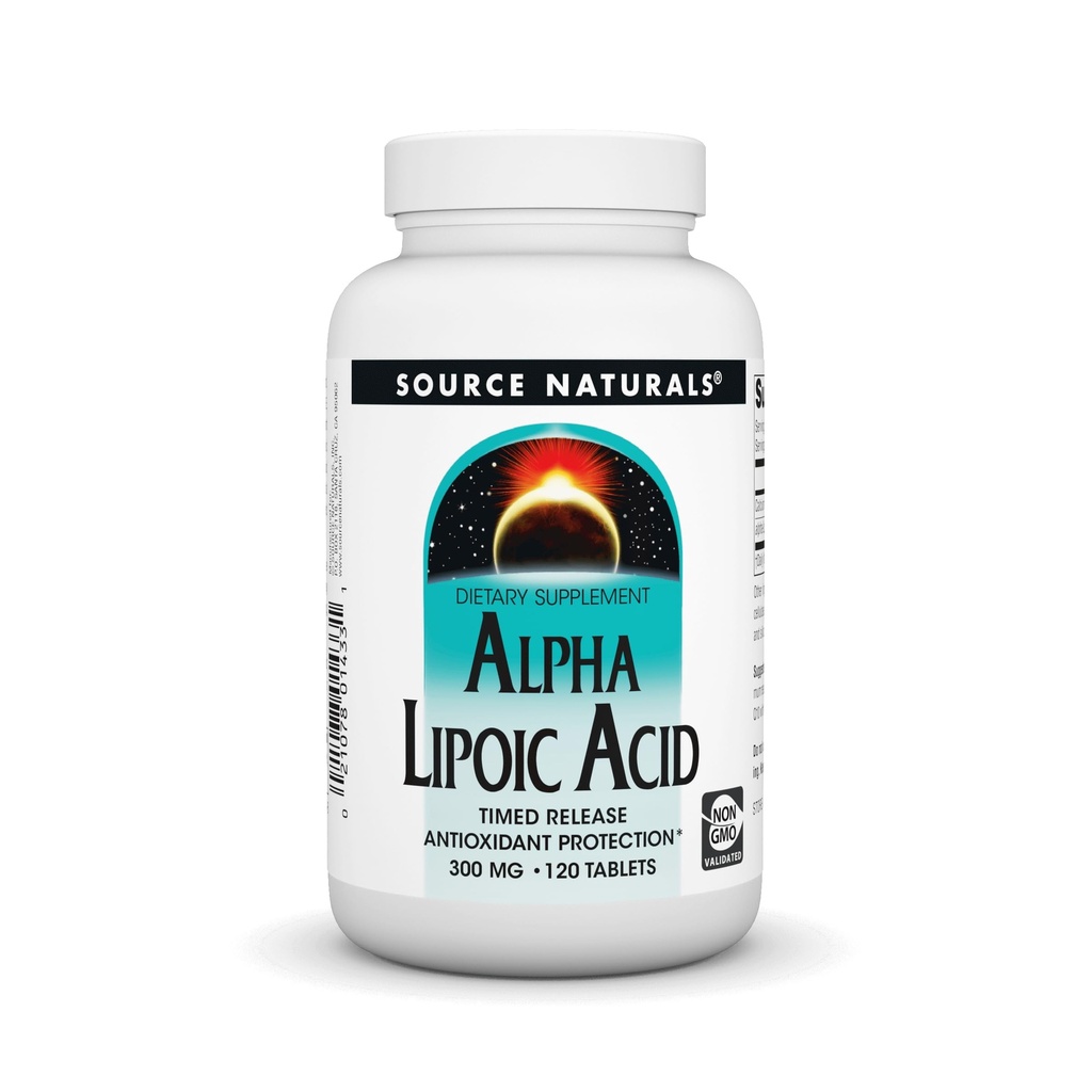 Source Naturals Alpha Lipoic Asit, Zaman Antioksi Koruma * - 120 Zaman Yayın Tabletleri