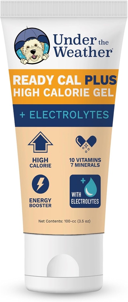 Υπό τον καιρό Pet Electrolytes Ready Cal Plus Gel για σκύλους 