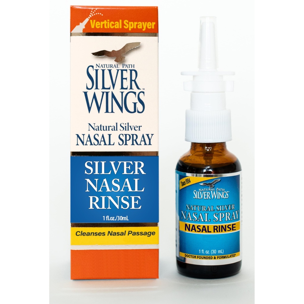 Doğal Pat Silver Wings Sinus Relief Natural Silver Nasal Spray - 50ppm - 1oz