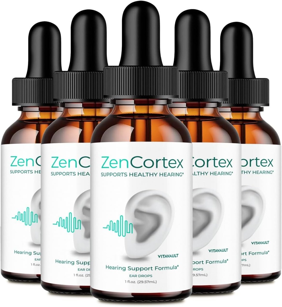 ZenCortex Tinnitus Ringing Ears Drops, Zen Cortex Tinnitus Tamam ZenCortex Sağlıklı Kulak Desteği Tamam - En Güçlü Gelişmiş Formula ZenCortex Drops Yorumları (5 Pack)
