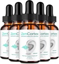 ZenCortex Εμβοές Ανακούφιση για Drops δακτυλίων αυτιών, Zen Cortex Εμβοές συμπλήρωμα ZenCortex Υγιεινό αυτί Συμπλήρωμα υποστήριξης - Μέγιστη δύναμη Advanced Formula ZenCortex Drops Κριτικές (5 Pack)