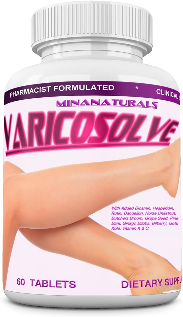 ΒARICOSOLVE Το φυσικό συμπλήρωμα για Leg Veins. 60 Tabletισκία