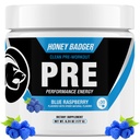 Μέλι Badger Pre Workout σκόνη, Keto Vegan Preworkout για άνδρες & γυναίκες, Beta Alanine & Caffeine, Ζάχαρη συμπλήρωμα φυσικής ενέργειας, Blue Raspberry, 30 εξυπηρετούν