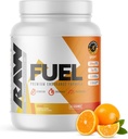 RAW Fuel, Premium συμπλήρωμα αντοχής σε σκόνη, πορτοκάλι (60 σερβιρίσματος) - κορυφαία απόδοση, ενυδάτωση & Σταμίνα Κατά τη διάρκεια των προπονήσεων, της κατάρτισης ή του διαγωνισμού - 24g υδατάνθρακες & 300mg νατρίου