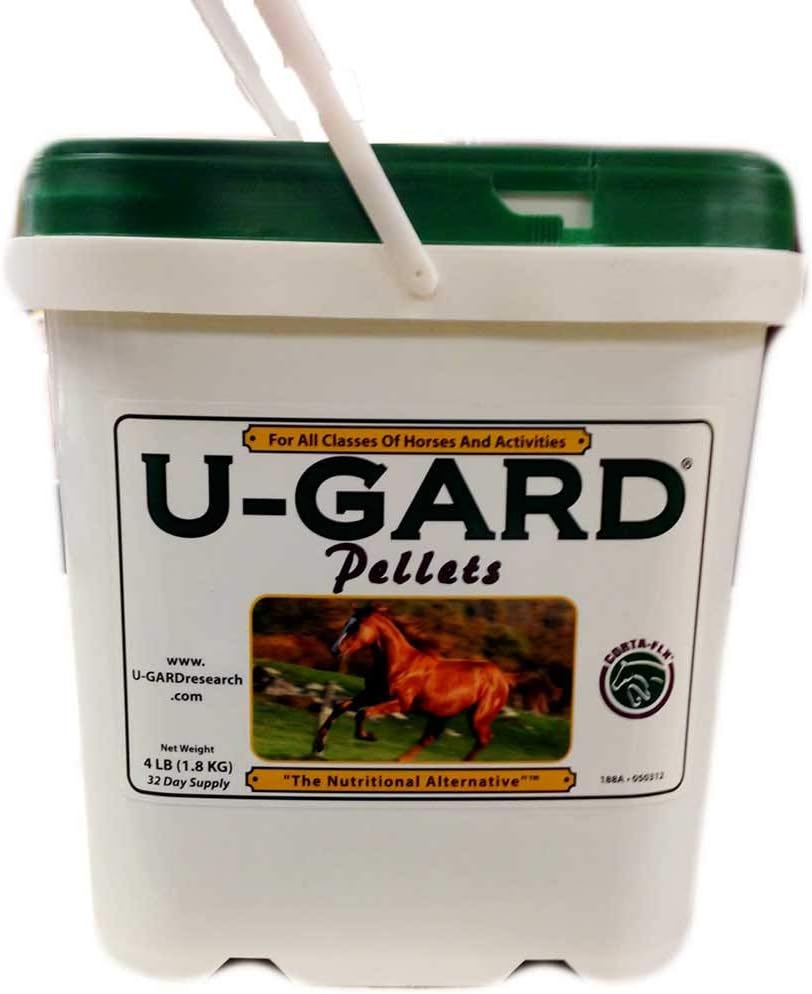 U-Gard Pellets 4 lb for All Classes of Horses and Activities. Auba Magnezyum Diyeti Supplement