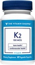 Shoppe Vitamin K2-100 MCG (60 Vegetarian Capsules)