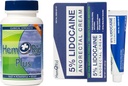 HemRid Plus & Lidocaine Cream Bundle: Comprehensive Care for Hemorrhoid Discomfort, Crafted in The USA